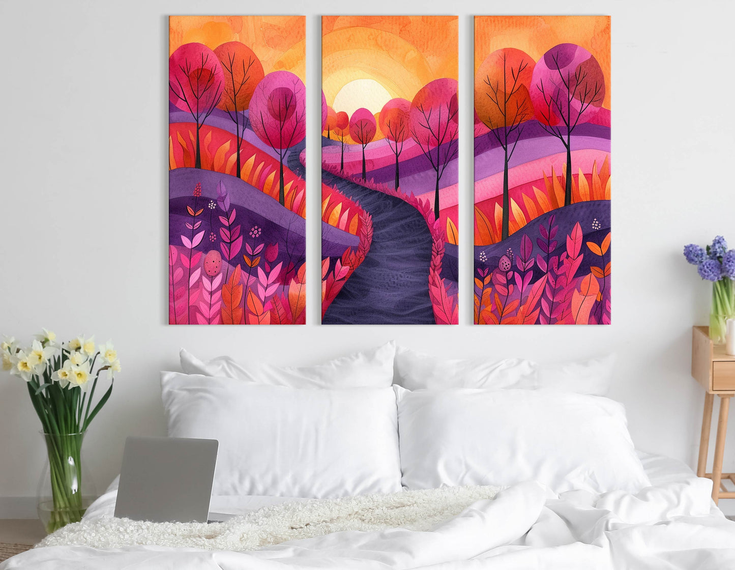 Magical Autumn Road  Wall Art