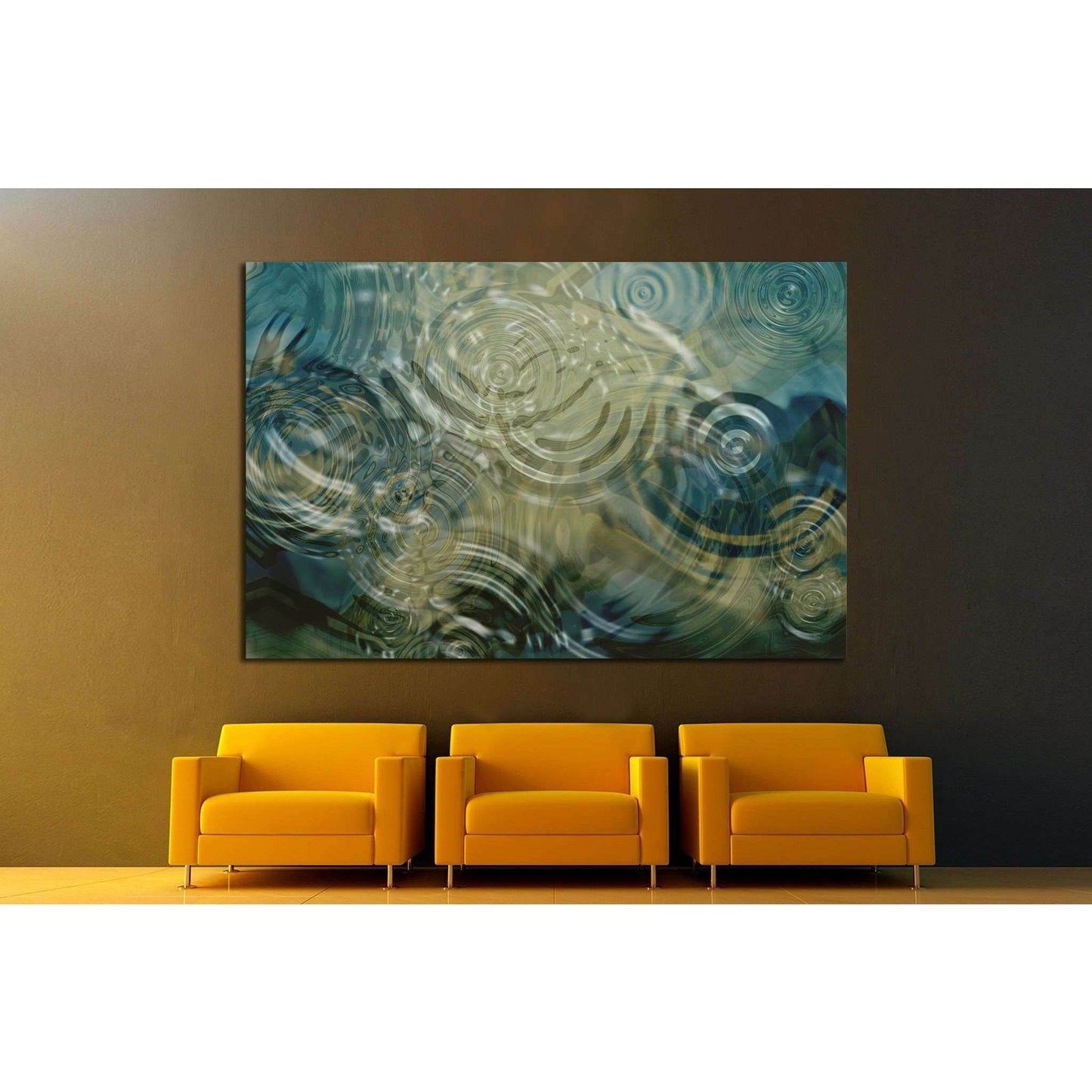 A beautiful close up of ripples on a pond №1397 Ready to Hang Canvas PrintCanvas art arrives ready to hang, with hanging accessories included and no additional framing required. Every canvas print is hand-crafted, made on-demand at our workshop and expert