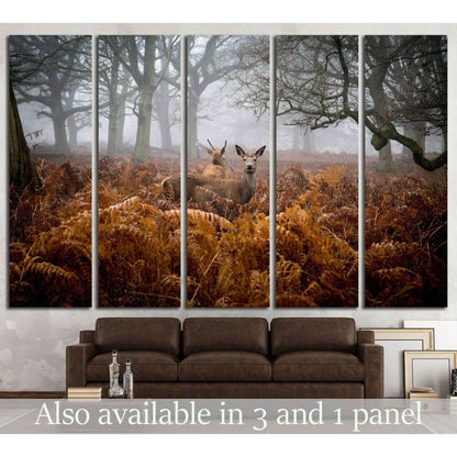 A Deer in the fog, Richmond Park, London №2379 Ready to Hang Canvas PrintCanvas art arrives ready to hang, with hanging accessories included and no additional framing required. Every canvas print is hand-crafted, made on-demand at our workshop and expertl