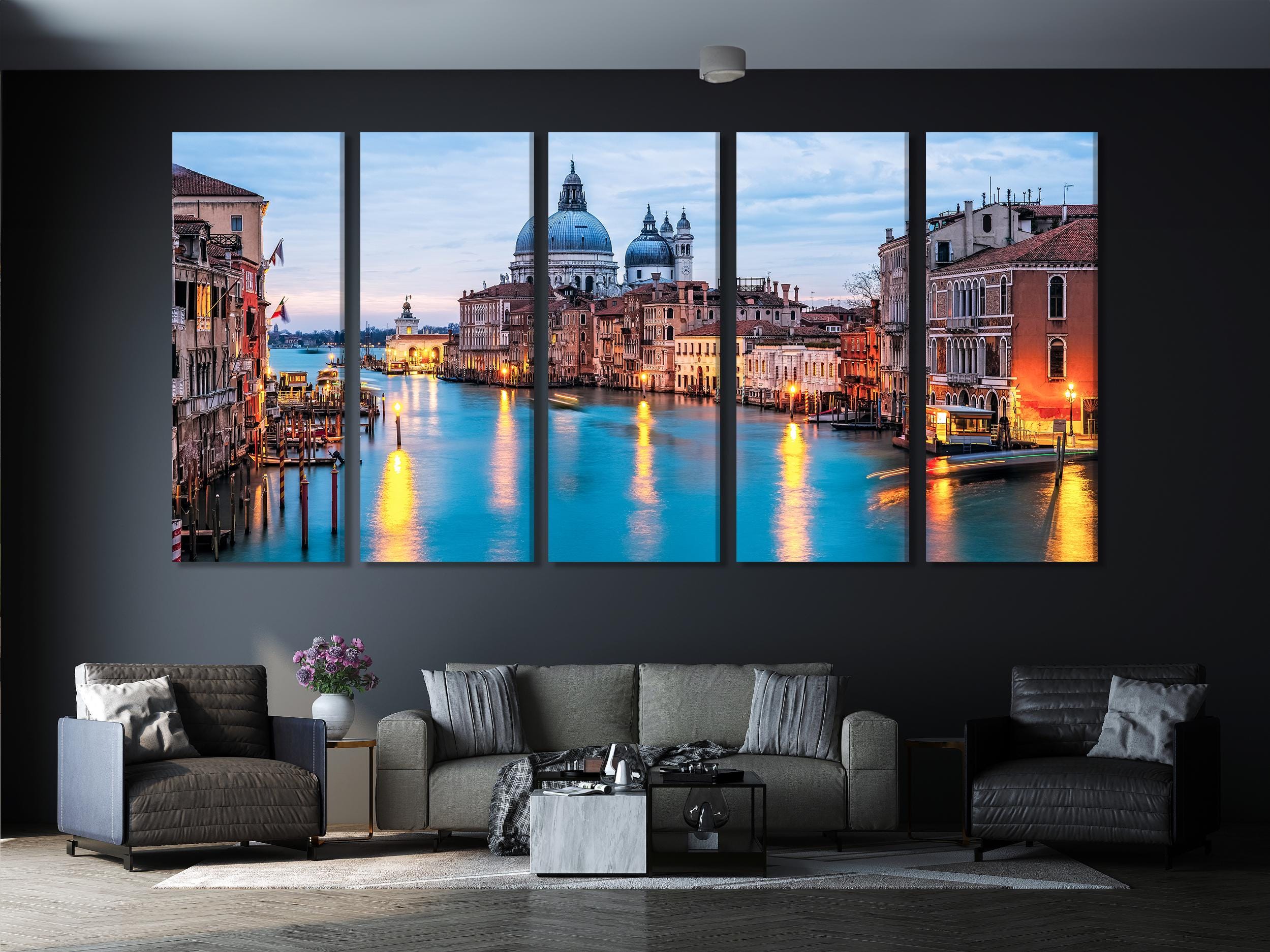 Venice Canvas Art - Grand Canal Wall Art, Basilica Santa Maria della Salute Canvas Print, Italy Wall Art, Italy Canvas Print for Modern Home