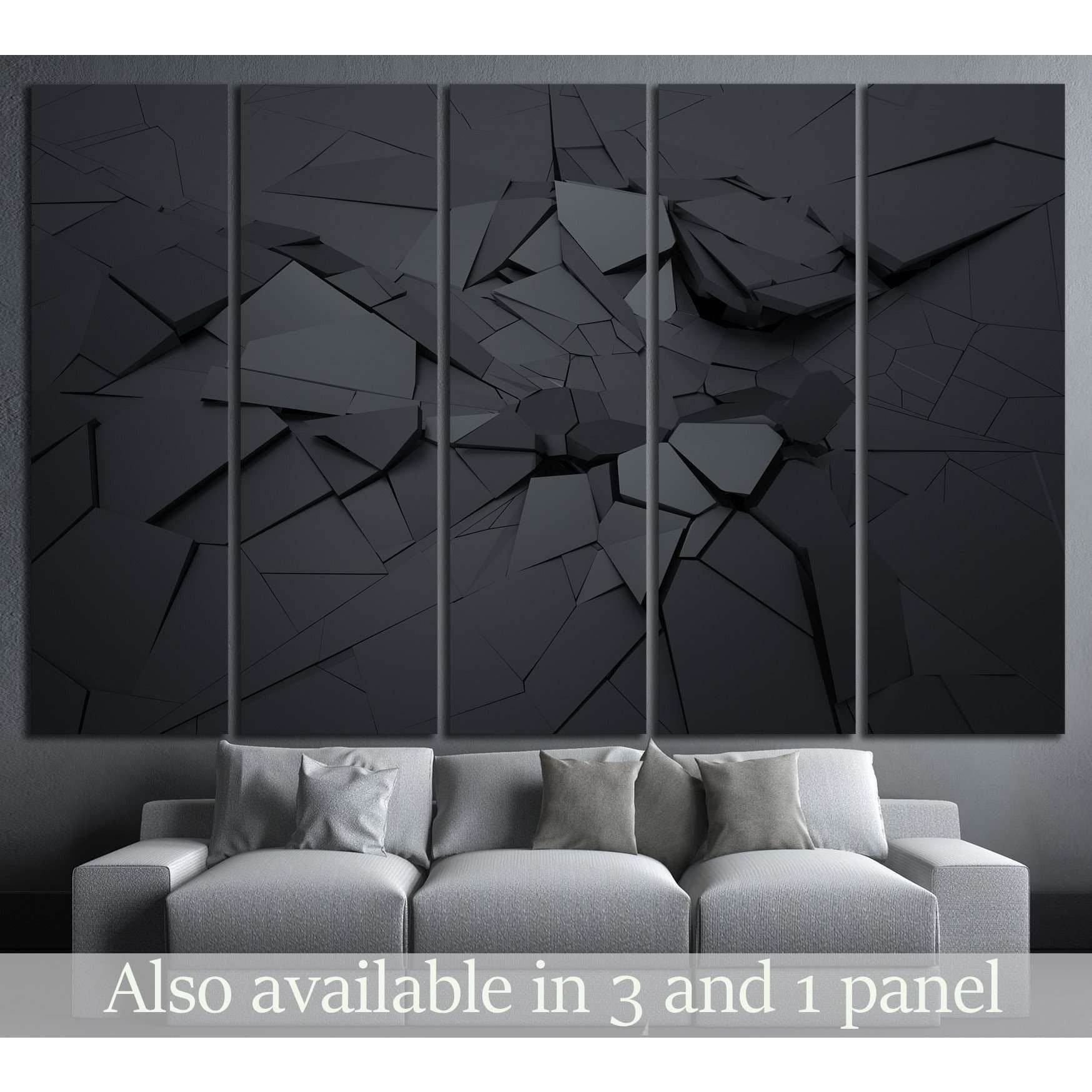 Abstract 3d №1056 Ready to Hang Canvas PrintCanvas art arrives ready to hang, with hanging accessories included and no additional framing required. Every canvas print is hand-crafted, made on-demand at our workshop and expertly stretched around 100% North