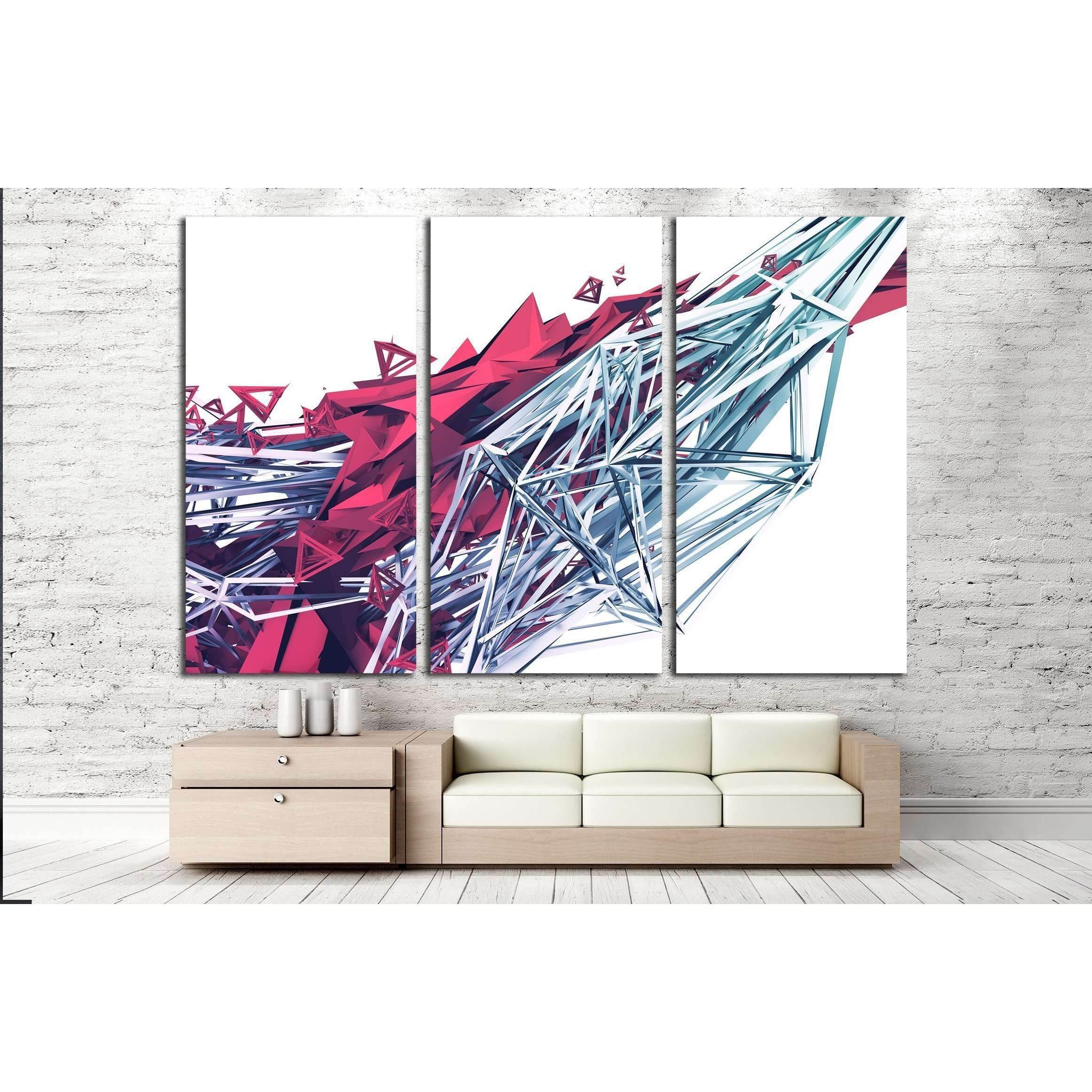 Abstract 3d rendering of chaotic plexus surface. №2559 Ready to Hang Canvas PrintCanvas art arrives ready to hang, with hanging accessories included and no additional framing required. Every canvas print is hand-crafted, made on-demand at our workshop and