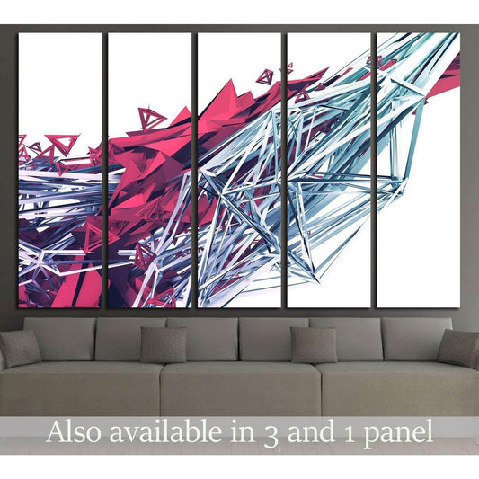 Abstract 3d rendering of chaotic plexus surface. №2559 Ready to Hang Canvas PrintCanvas art arrives ready to hang, with hanging accessories included and no additional framing required. Every canvas print is hand-crafted, made on-demand at our workshop and