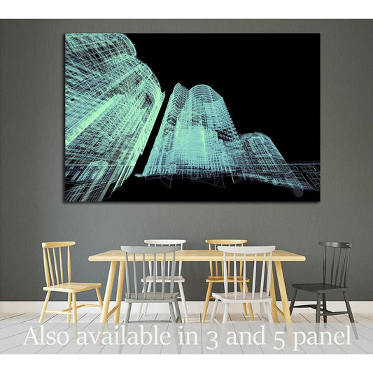 Abstract architecture 3D illustration №1579 Ready to Hang Canvas PrintCanvas art arrives ready to hang, with hanging accessories included and no additional framing required. Every canvas print is hand-crafted, made on-demand at our workshop and expertly s