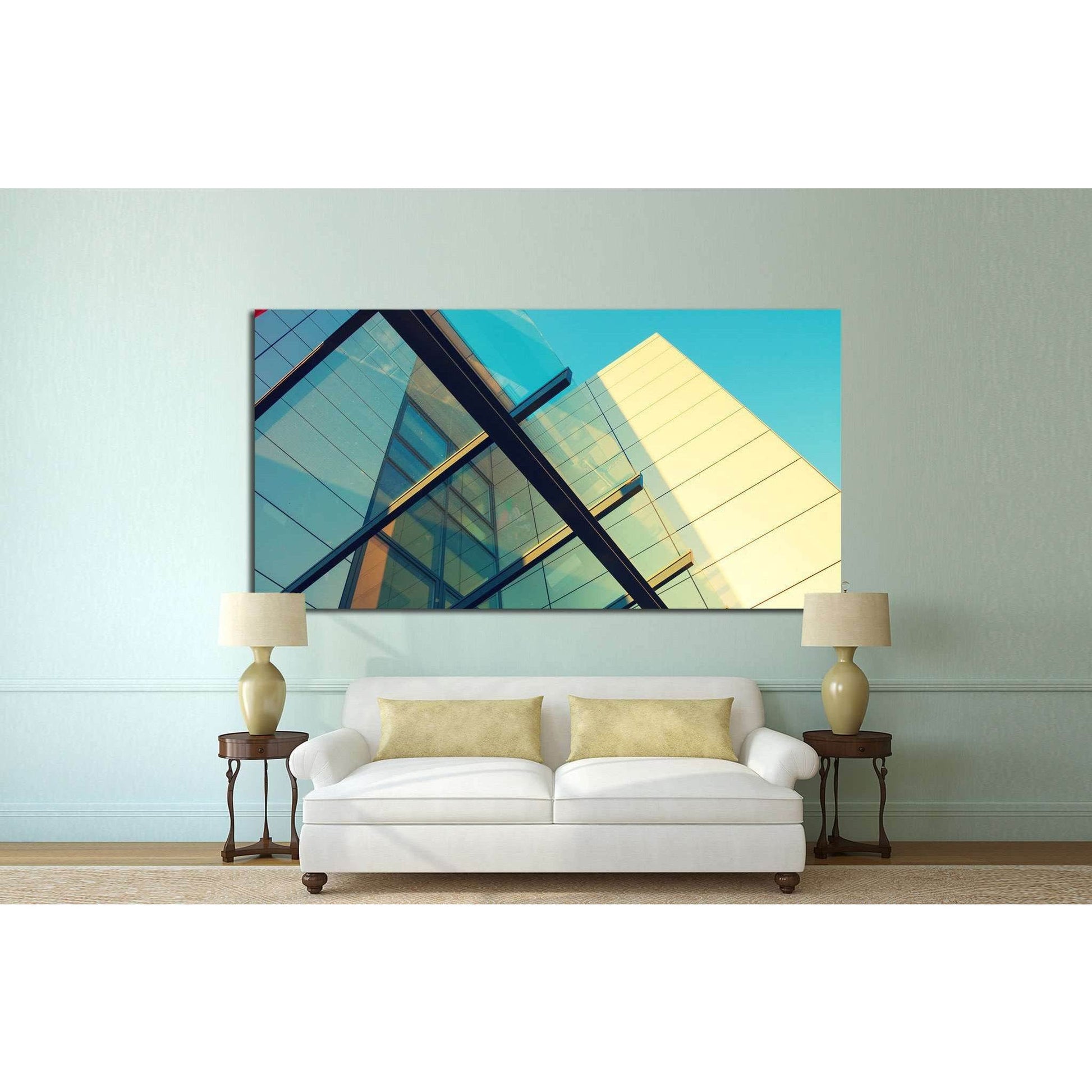 Abstract architecture №1058 Ready to Hang Canvas PrintCanvas art arrives ready to hang, with hanging accessories included and no additional framing required. Every canvas print is hand-crafted, made on-demand at our workshop and expertly stretched around