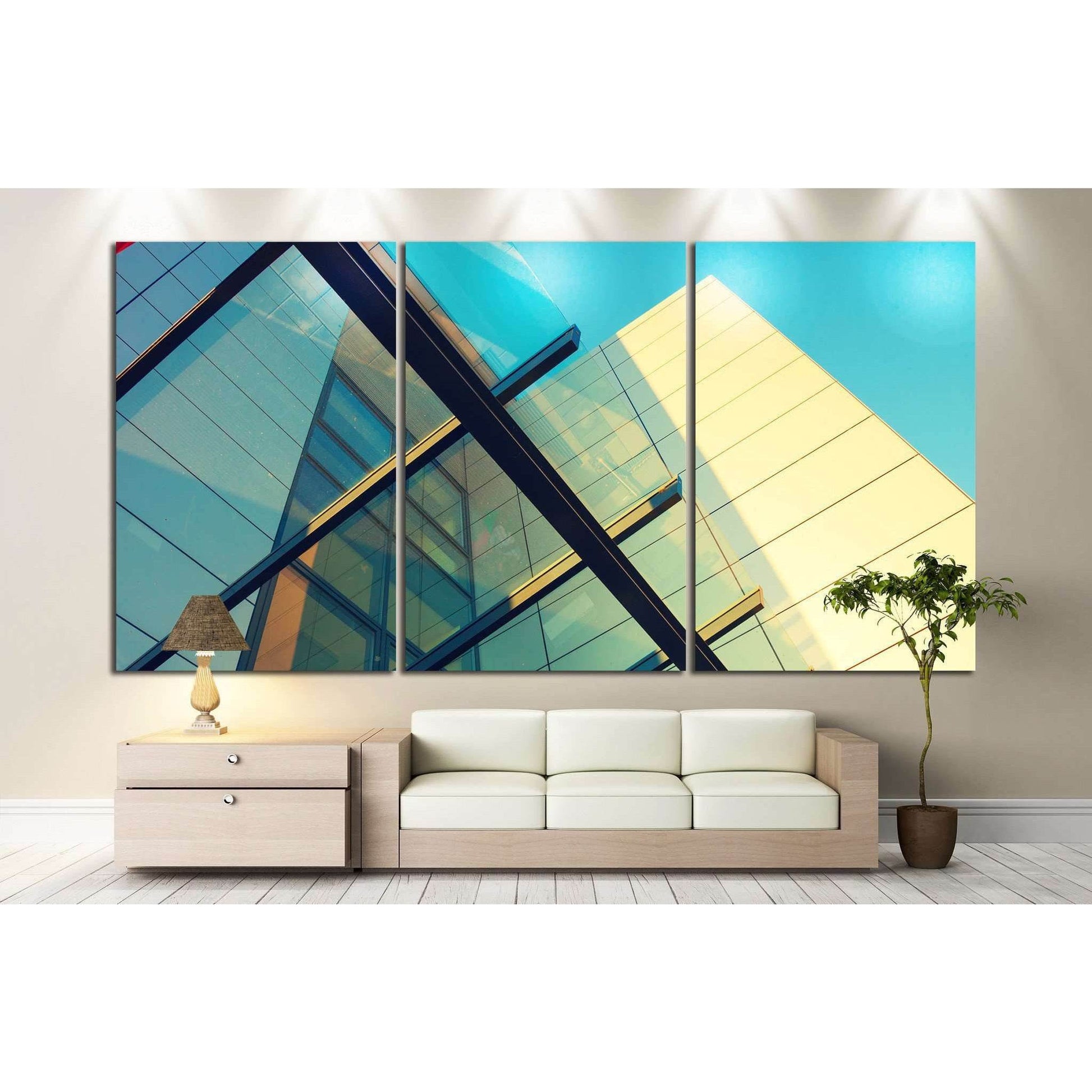 Abstract architecture №1058 Ready to Hang Canvas PrintCanvas art arrives ready to hang, with hanging accessories included and no additional framing required. Every canvas print is hand-crafted, made on-demand at our workshop and expertly stretched around