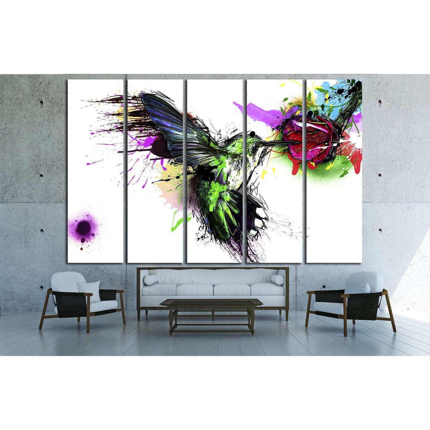 Abstract bird №3310 Ready to Hang Canvas PrintCanvas art arrives ready to hang, with hanging accessories included and no additional framing required. Every canvas print is hand-crafted, made on-demand at our workshop and expertly stretched around 100% Nor