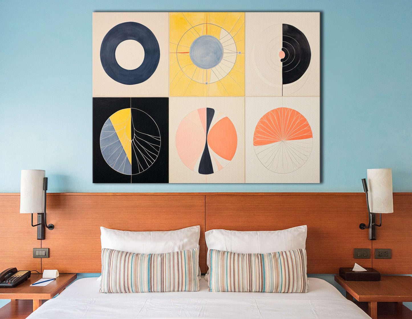 Abstract Circular Compositions - Canvas Print - Artoholica Ready to Hang Canvas Print