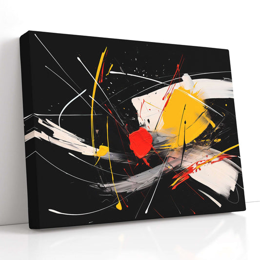 Abstract Color Splashes - Canvas Print - Artoholica Ready to Hang Canvas Print
