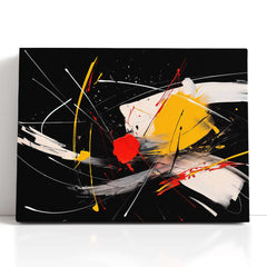 Abstract Color Splashes - Canvas Print - Artoholica Ready to Hang Canvas Print