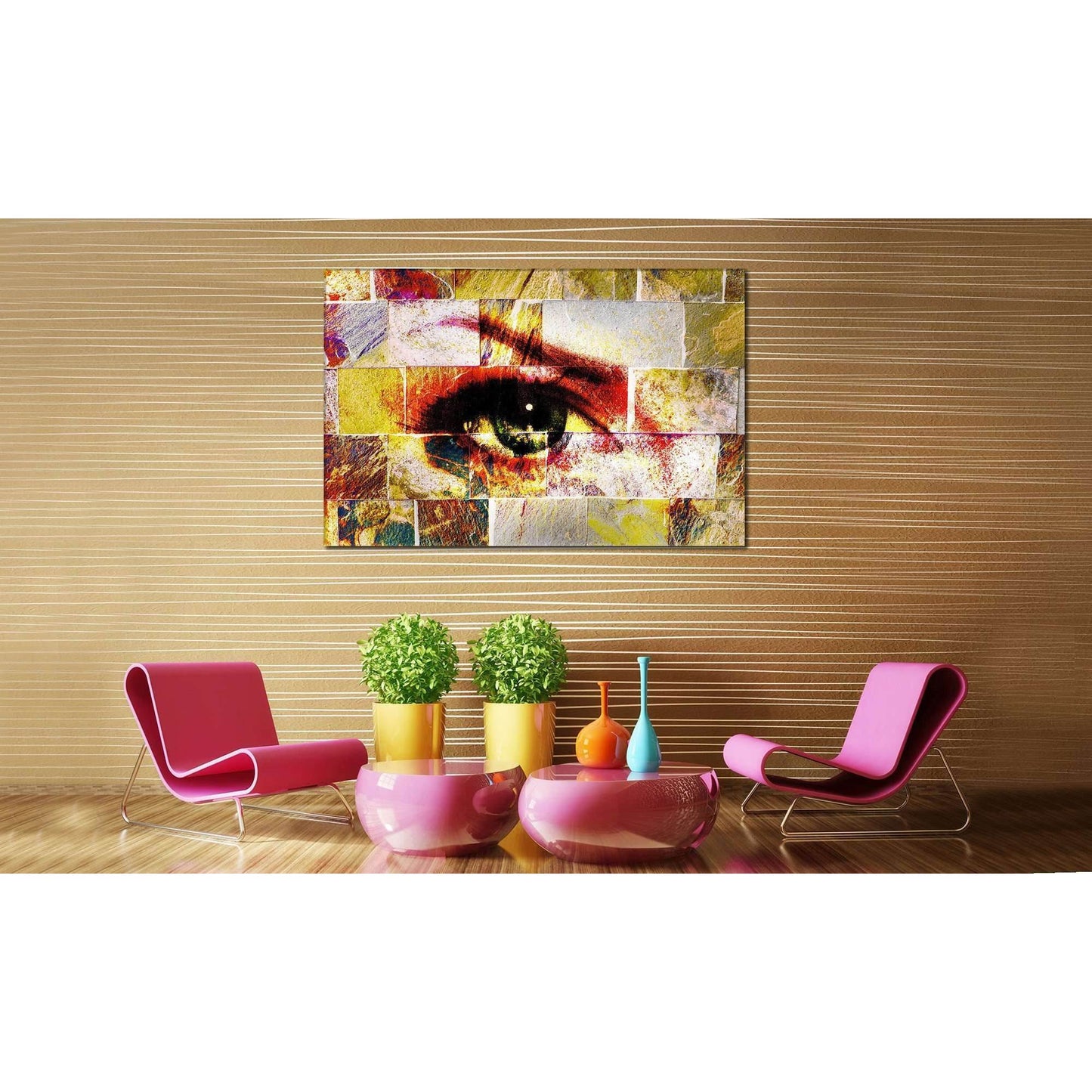 Abstract Eye №839 Ready to Hang Canvas PrintCanvas art arrives ready to hang, with hanging accessories included and no additional framing required. Every canvas print is hand-crafted, made on-demand at our workshop and expertly stretched around 100% North