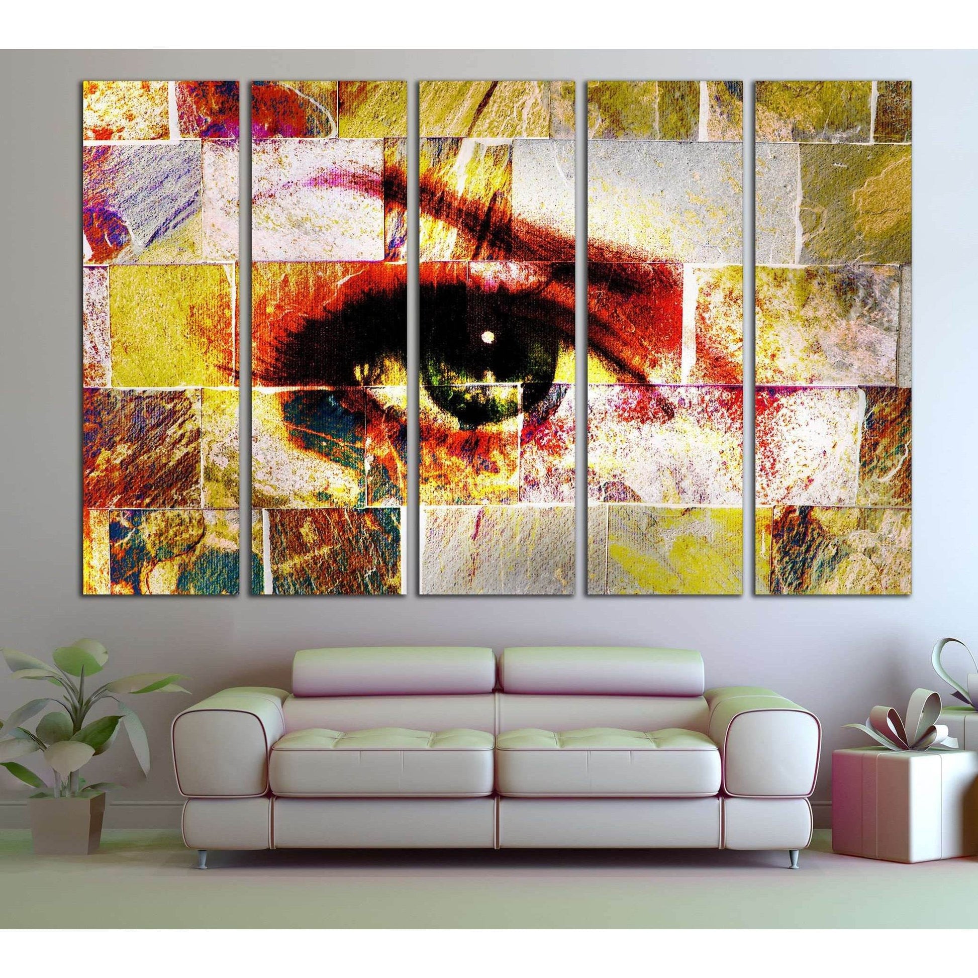 Abstract Eye №839 Ready to Hang Canvas PrintCanvas art arrives ready to hang, with hanging accessories included and no additional framing required. Every canvas print is hand-crafted, made on-demand at our workshop and expertly stretched around 100% North