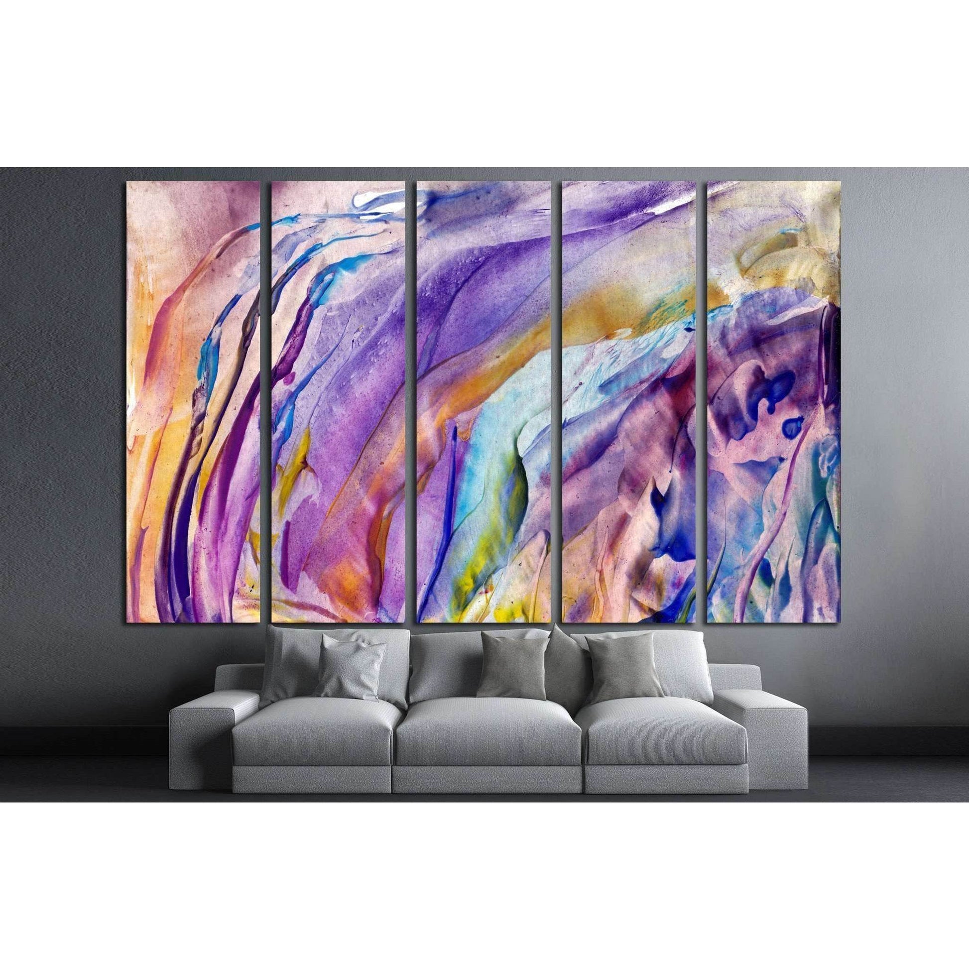 Abstract Flower №1338 Ready to Hang Canvas PrintCanvas art arrives ready to hang, with hanging accessories included and no additional framing required. Every canvas print is hand-crafted, made on-demand at our workshop and expertly stretched around 100% N