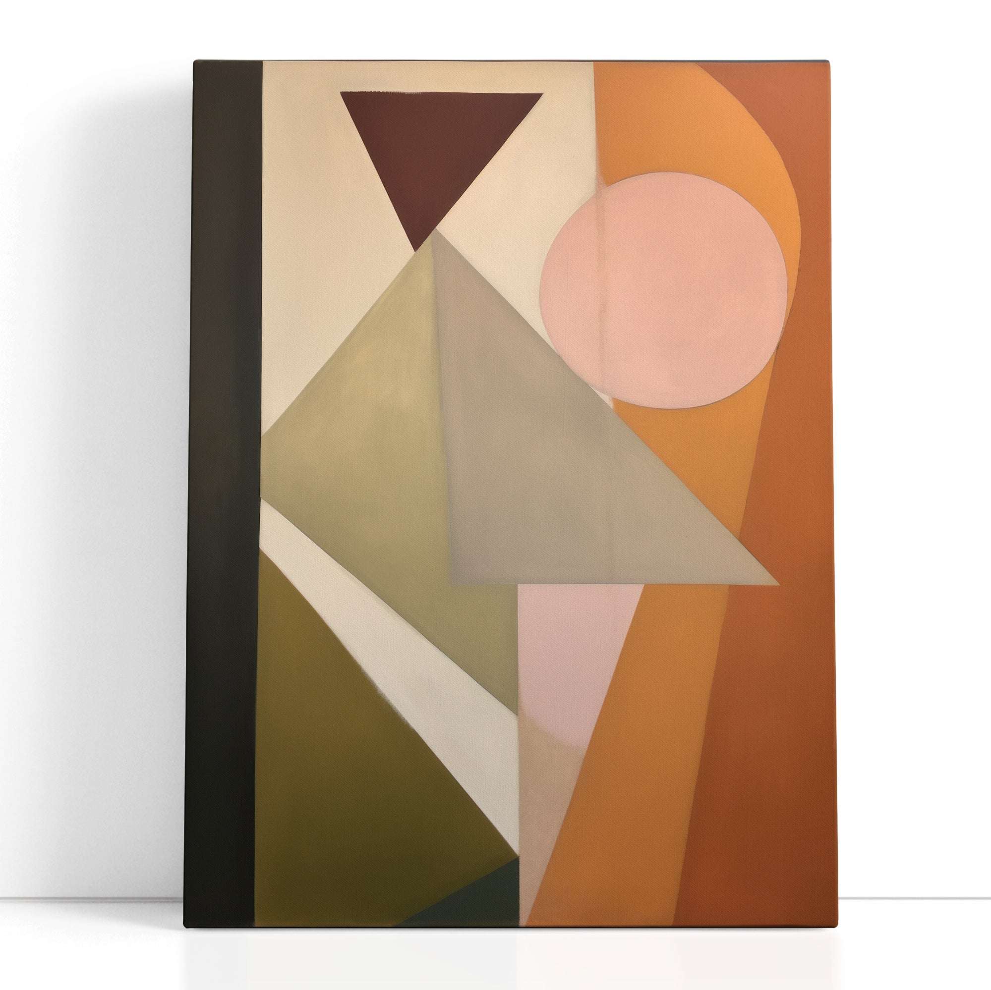 Abstract Geometric Interplay - Canvas Print - Artoholica Ready to Hang Canvas Print