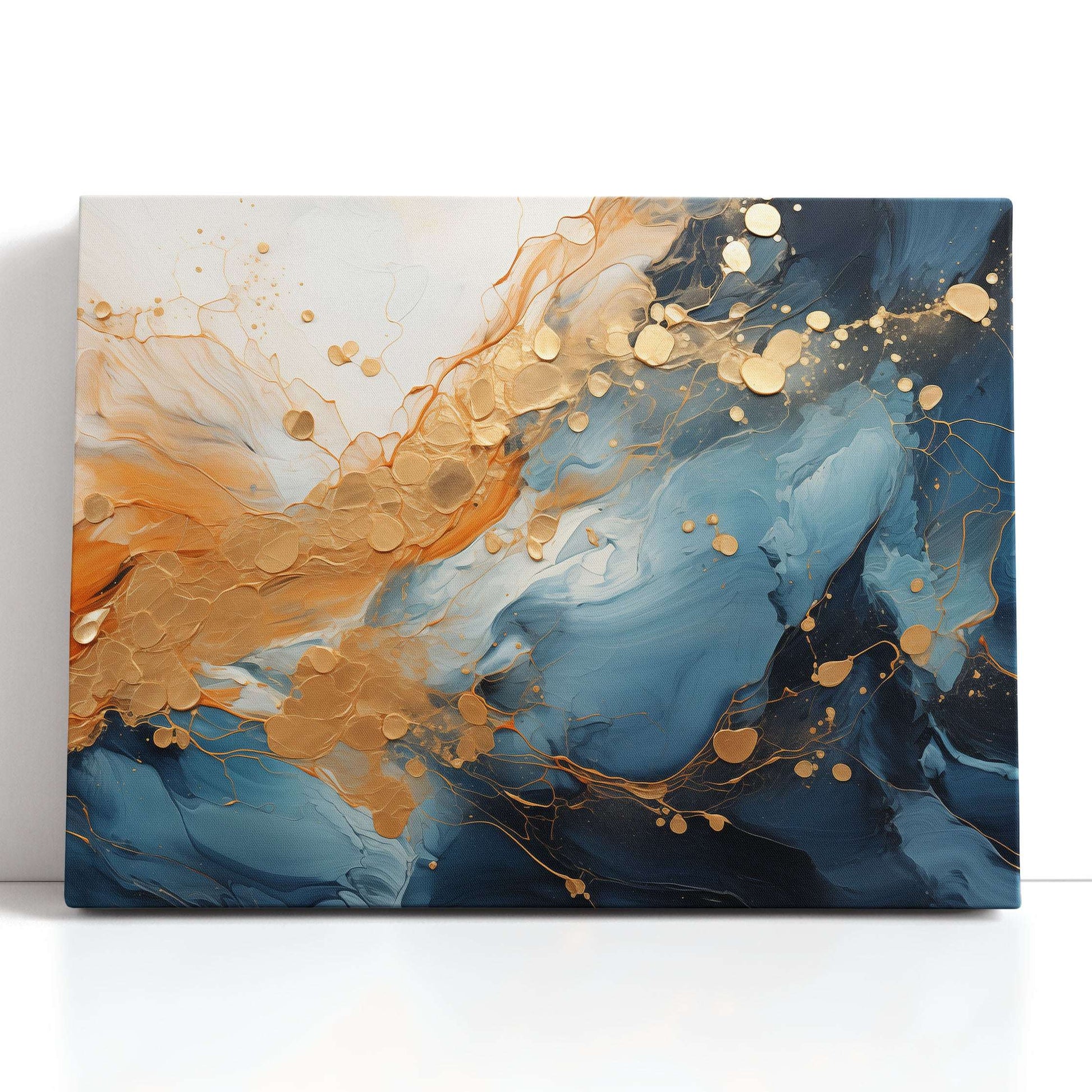 Abstract Gold Leaf - Canvas Print - Artoholica Ready to Hang Canvas Print