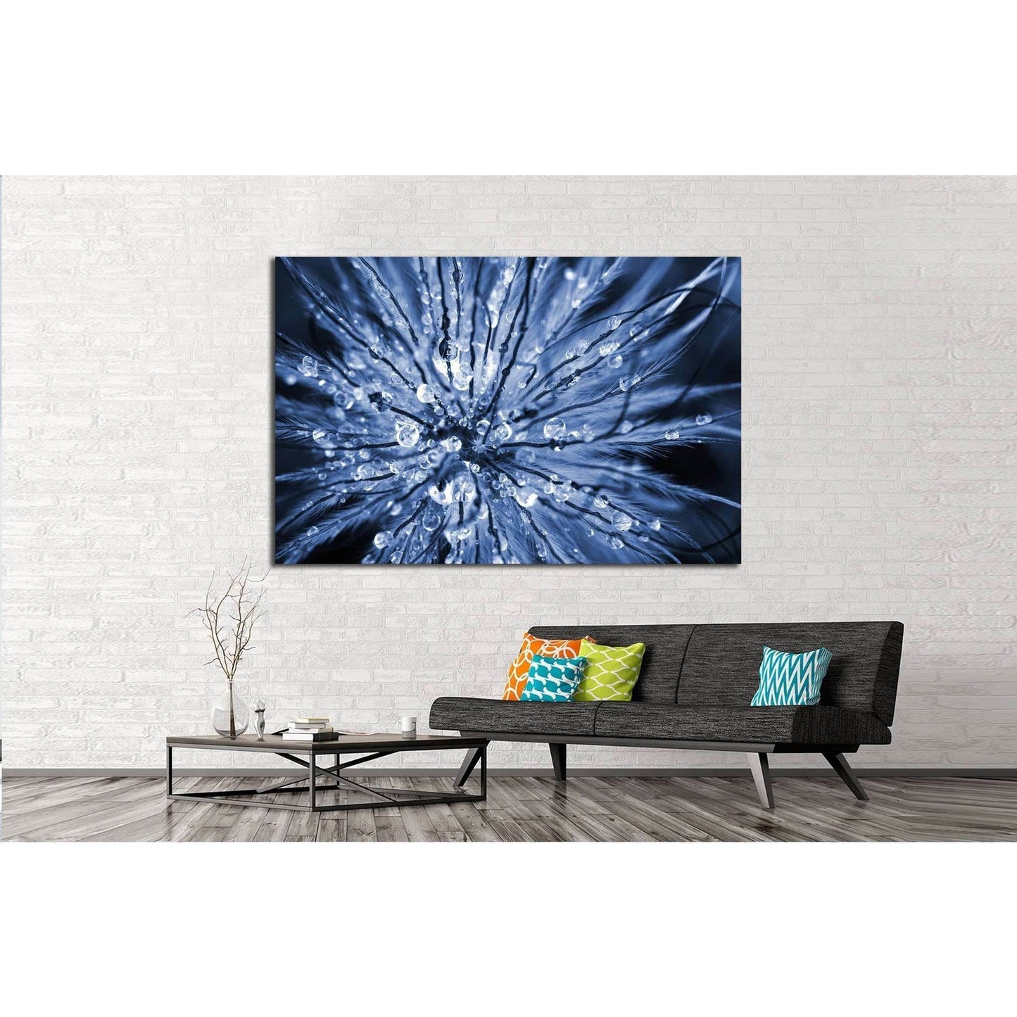 Abstract macro picture of dewdrops №1336 Ready to Hang Canvas PrintCanvas art arrives ready to hang, with hanging accessories included and no additional framing required. Every canvas print is hand-crafted, made on-demand at our workshop and expertly stre