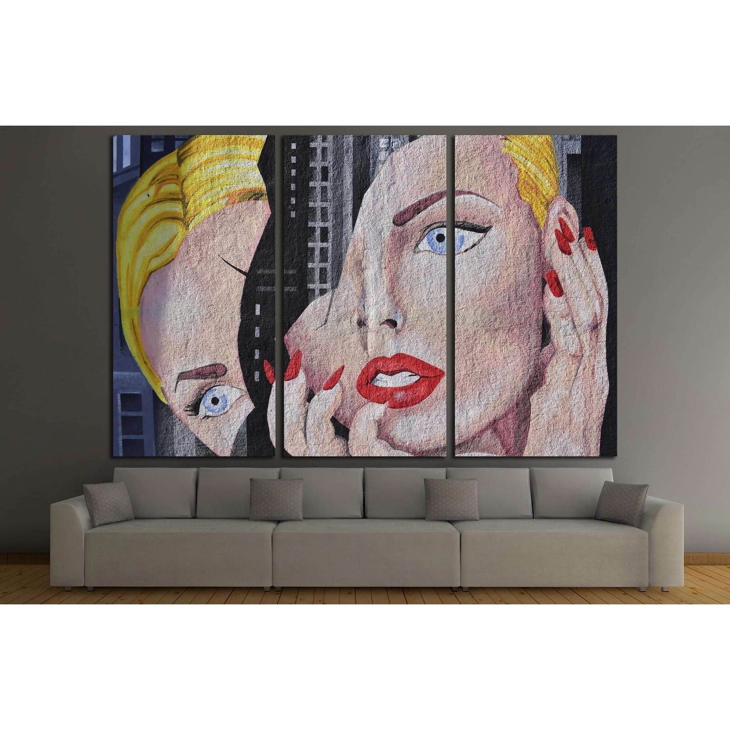 Abstract pop art №3308 Ready to Hang Canvas PrintCanvas art arrives ready to hang, with hanging accessories included and no additional framing required. Every canvas print is hand-crafted, made on-demand at our workshop and expertly stretched around 100%