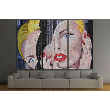 Abstract pop art №3308 Ready to Hang Canvas PrintCanvas art arrives ready to hang, with hanging accessories included and no additional framing required. Every canvas print is hand-crafted, made on-demand at our workshop and expertly stretched around 100%