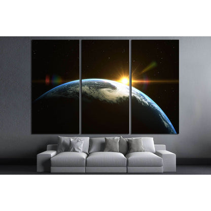 Abstract space sunrise. Elements of this image furnished by NASA №2455 Ready to Hang Canvas PrintCanvas art arrives ready to hang, with hanging accessories included and no additional framing required. Every canvas print is hand-crafted, made on-demand at