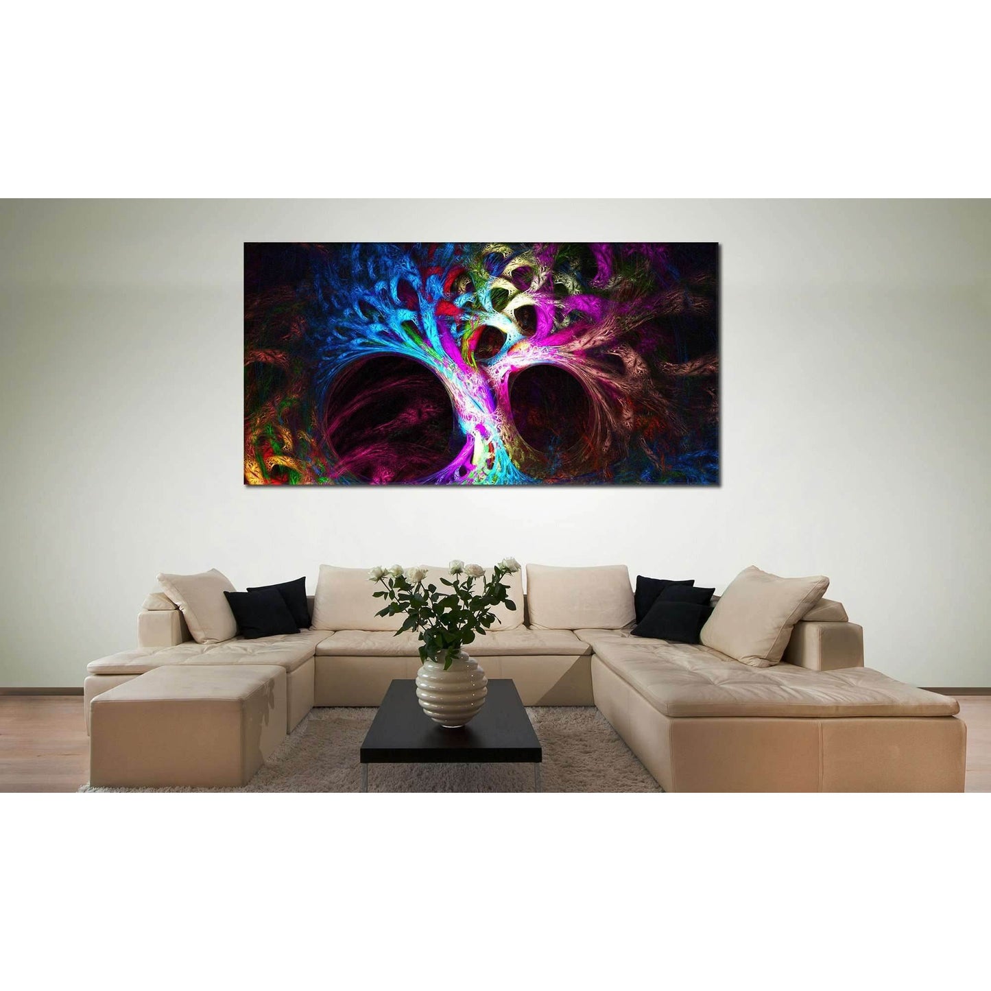 Abstract Tree №841 Ready to Hang Canvas PrintCanvas art arrives ready to hang, with hanging accessories included and no additional framing required. Every canvas print is hand-crafted, made on-demand at our workshop and expertly stretched around 100% Nort