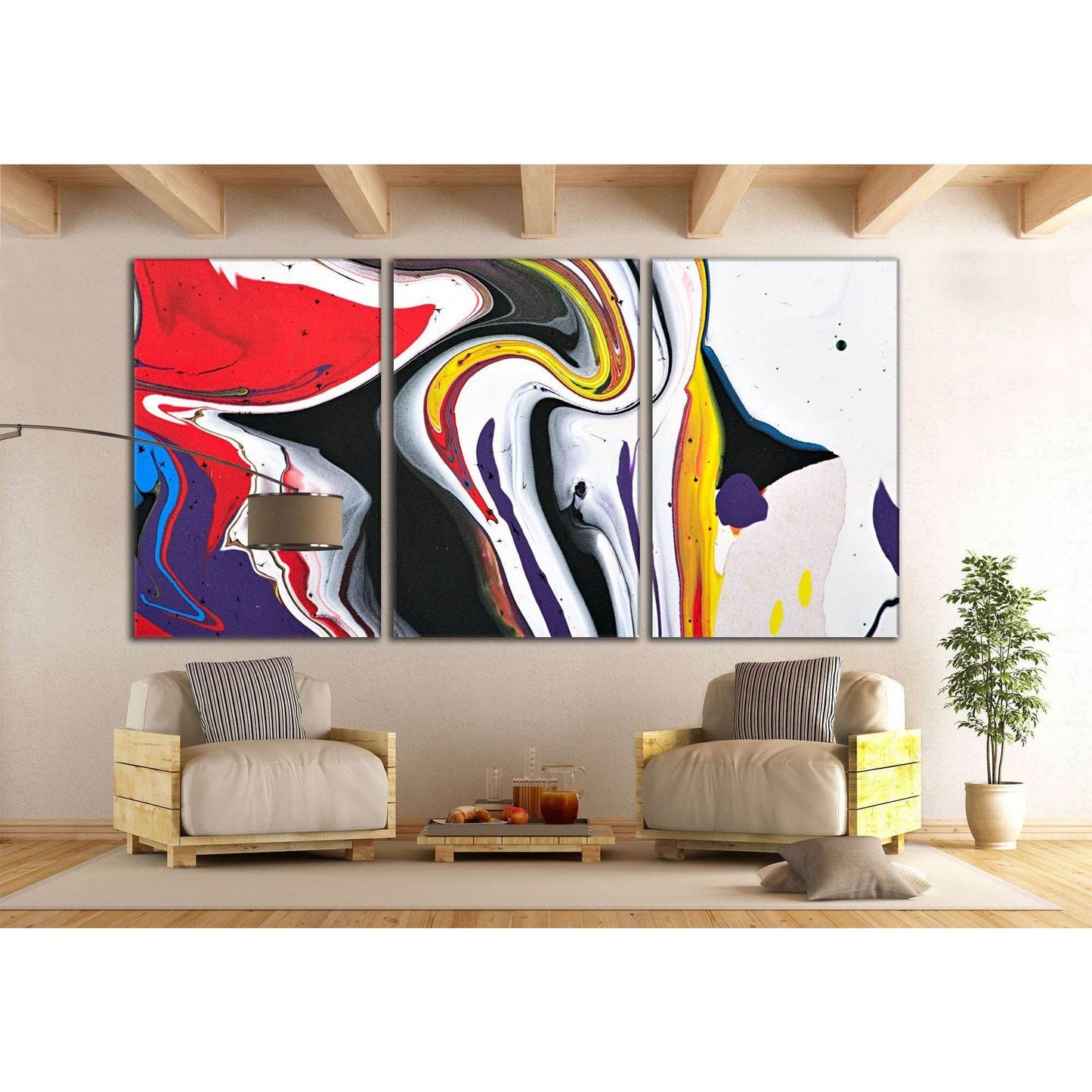 Abstract Wall Art №784 Ready to Hang Canvas PrintCanvas art arrives ready to hang, with hanging accessories included and no additional framing required. Every canvas print is hand-crafted, made on-demand at our workshop and expertly stretched around 100%