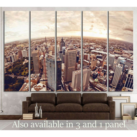 Aerial view of downtown Sydney, Australia №1130 Ready to Hang Canvas PrintCanvas art arrives ready to hang, with hanging accessories included and no additional framing required. Every canvas print is hand-crafted, made on-demand at our workshop and expert