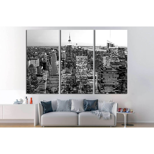 Aerial view of Manhattan, New York City. USA. №2620 Ready to Hang Canvas PrintCanvas art arrives ready to hang, with hanging accessories included and no additional framing required. Every canvas print is hand-crafted, made on-demand at our workshop and ex