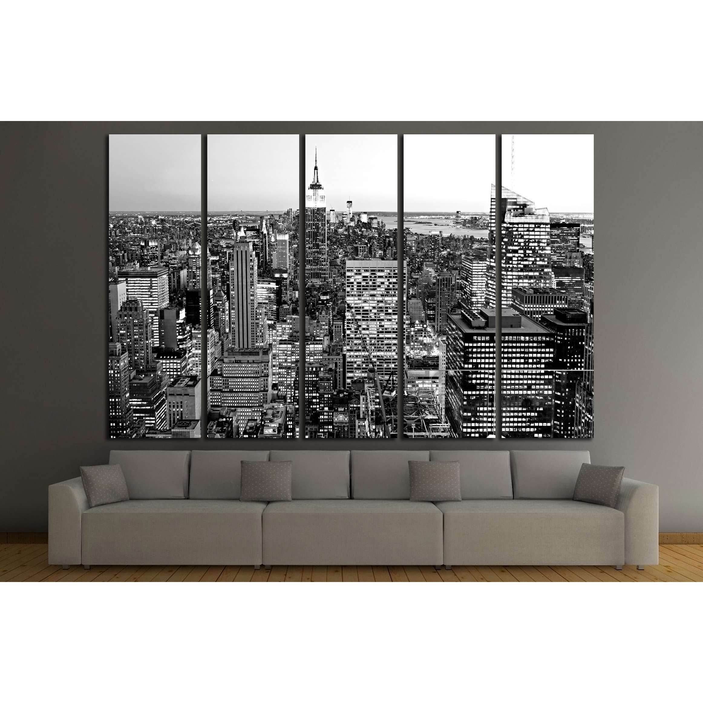 Aerial view of Manhattan, New York City. USA. №2620 Ready to Hang Canvas PrintCanvas art arrives ready to hang, with hanging accessories included and no additional framing required. Every canvas print is hand-crafted, made on-demand at our workshop and ex