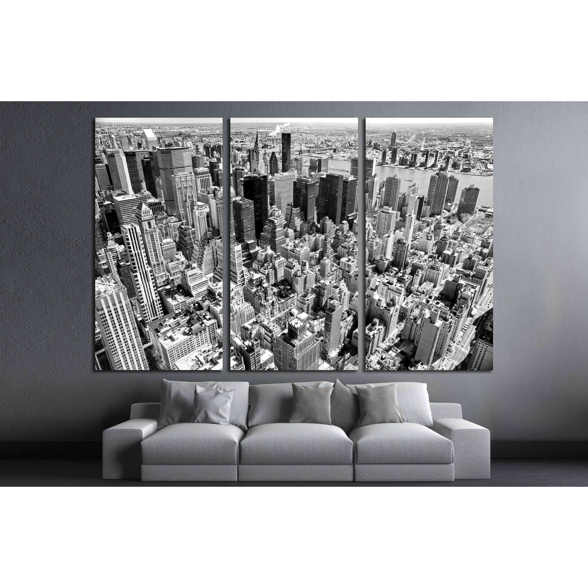 Aerial view of Manhattan, New York City. USA. №2621 Ready to Hang Canvas PrintCanvas art arrives ready to hang, with hanging accessories included and no additional framing required. Every canvas print is hand-crafted, made on-demand at our workshop and ex