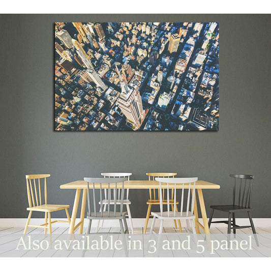 Aerial view of the skyscrapers of Midtown Manhattan New York City №2014 Ready to Hang Canvas PrintCanvas art arrives ready to hang, with hanging accessories included and no additional framing required. Every canvas print is hand-crafted, made on-demand at