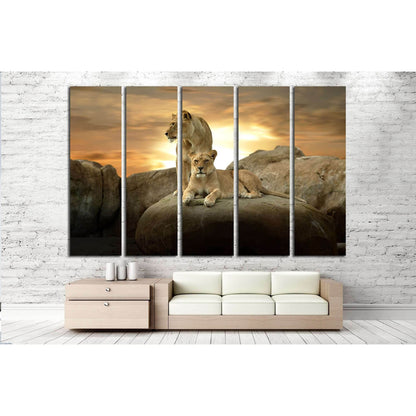 African Lion Ready to Hang Canvas PrintDecorate your walls with a stunning African Lion Canvas Art Print from the world's largest art gallery. Choose from thousands of Lion artworks with various sizing options. Choose your perfect art print to complete yo