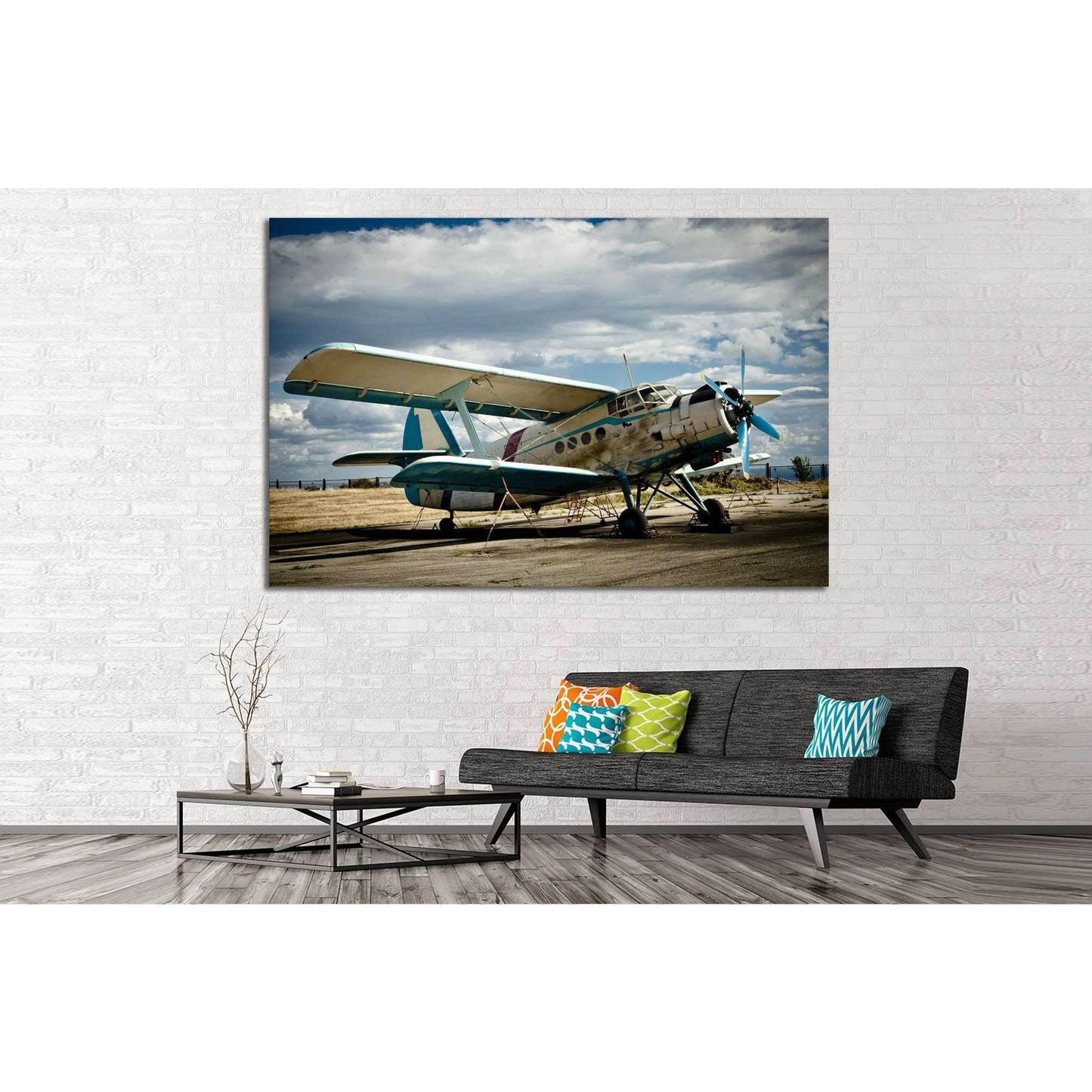 Aircraft №142 Ready to Hang Canvas PrintCanvas art arrives ready to hang, with hanging accessories included and no additional framing required. Every canvas print is hand-crafted, made on-demand at our workshop and expertly stretched around 100% North Ame