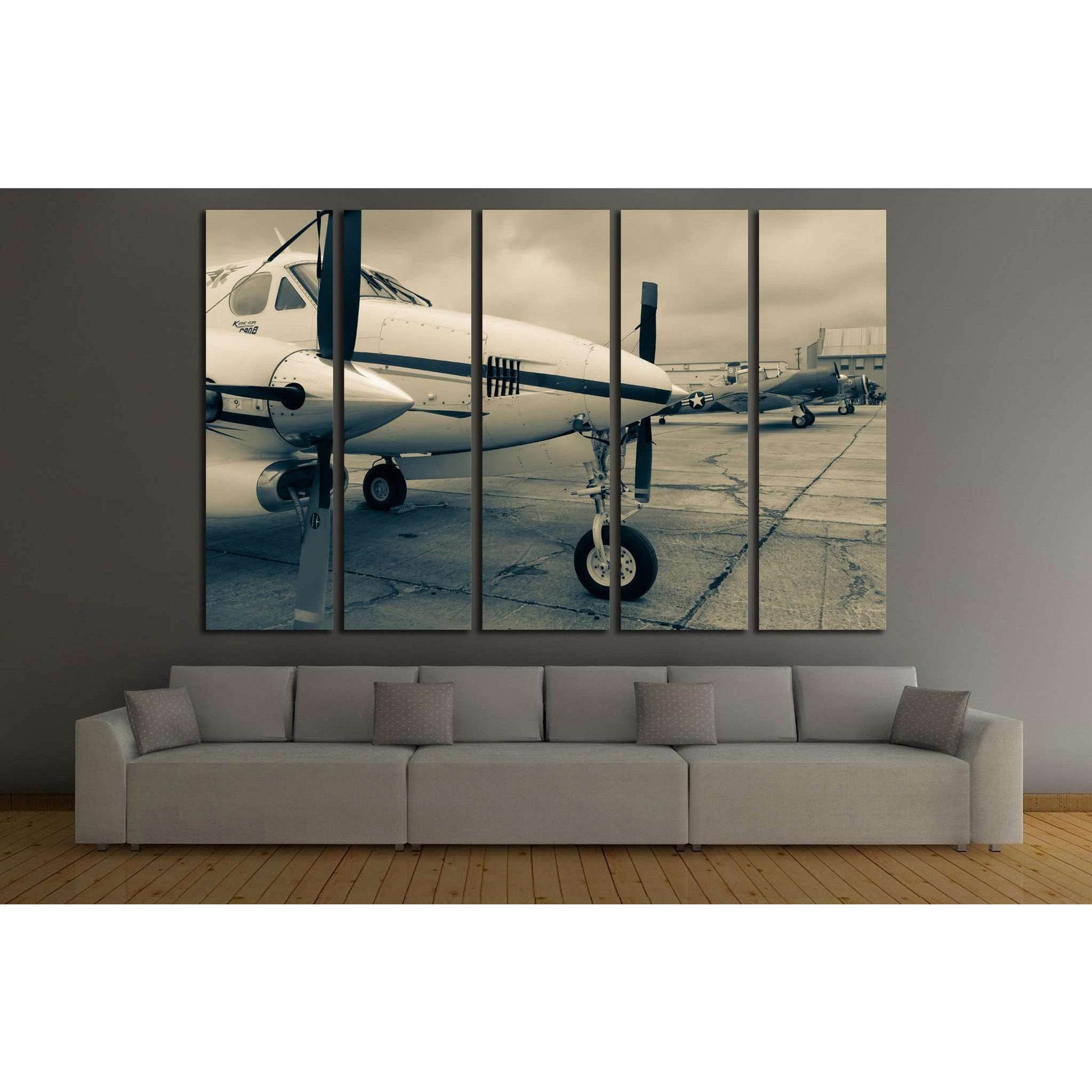 Aircraft №147 Ready to Hang Canvas PrintCanvas art arrives ready to hang, with hanging accessories included and no additional framing required. Every canvas print is hand-crafted, made on-demand at our workshop and expertly stretched around 100% North Ame