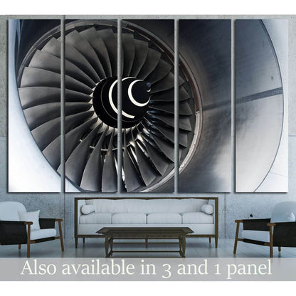 Aircraft Turbofan Engine №1615 Ready to Hang Canvas PrintCanvas art arrives ready to hang, with hanging accessories included and no additional framing required. Every canvas print is hand-crafted, made on-demand at our workshop and expertly stretched arou