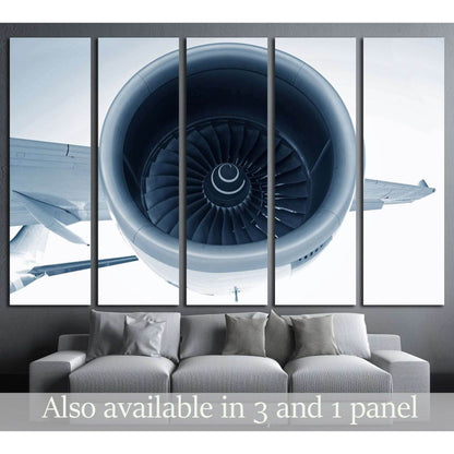 Aircraft Turbofan Jet Engine №1616 Ready to Hang Canvas PrintCanvas art arrives ready to hang, with hanging accessories included and no additional framing required. Every canvas print is hand-crafted, made on-demand at our workshop and expertly stretched