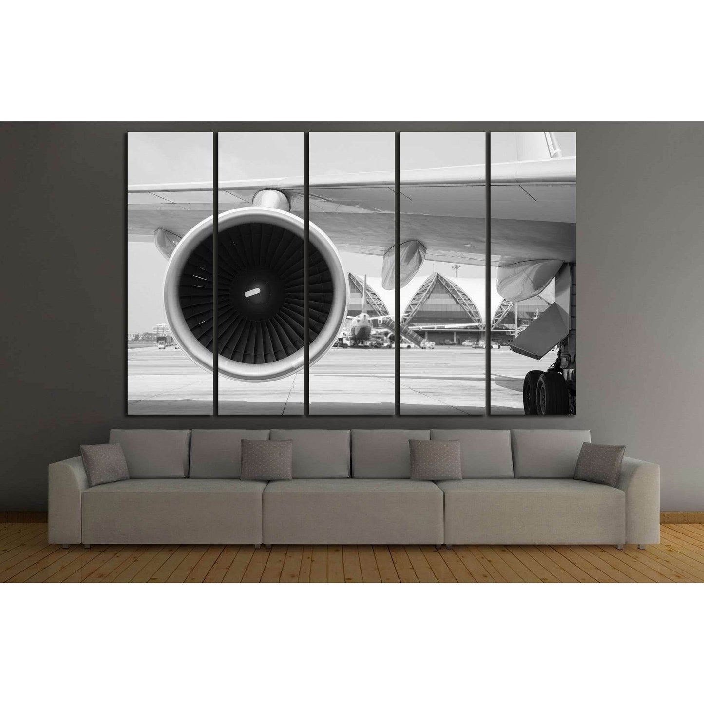 Airplane Turbine №171.1 Ready to Hang Canvas PrintCanvas art arrives ready to hang, with hanging accessories included and no additional framing required. Every canvas print is hand-crafted, made on-demand at our workshop and expertly stretched around 100%