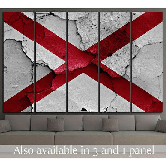 Alabama №653 Ready to Hang Canvas PrintCanvas art arrives ready to hang, with hanging accessories included and no additional framing required. Every canvas print is hand-crafted, made on-demand at our workshop and expertly stretched around 100% North Amer