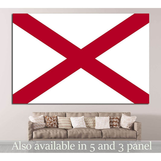 Alabama №673 Ready to Hang Canvas PrintCanvas art arrives ready to hang, with hanging accessories included and no additional framing required. Every canvas print is hand-crafted, made on-demand at our workshop and expertly stretched around 100% North Amer