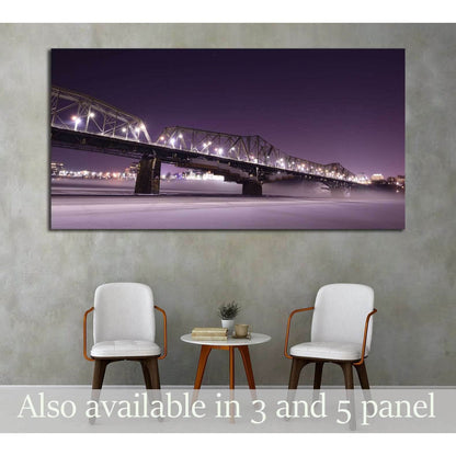 Alexandra bridge connecting Quebec and Ontario, Gatineau and Ottawa №2021 Ready to Hang Canvas PrintCanvas art arrives ready to hang, with hanging accessories included and no additional framing required. Every canvas print is hand-crafted, made on-demand