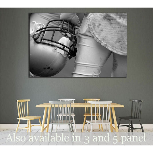 American Football Player №2111 Ready to Hang Canvas PrintCanvas art arrives ready to hang, with hanging accessories included and no additional framing required. Every canvas print is hand-crafted, made on-demand at our workshop and expertly stretched arou