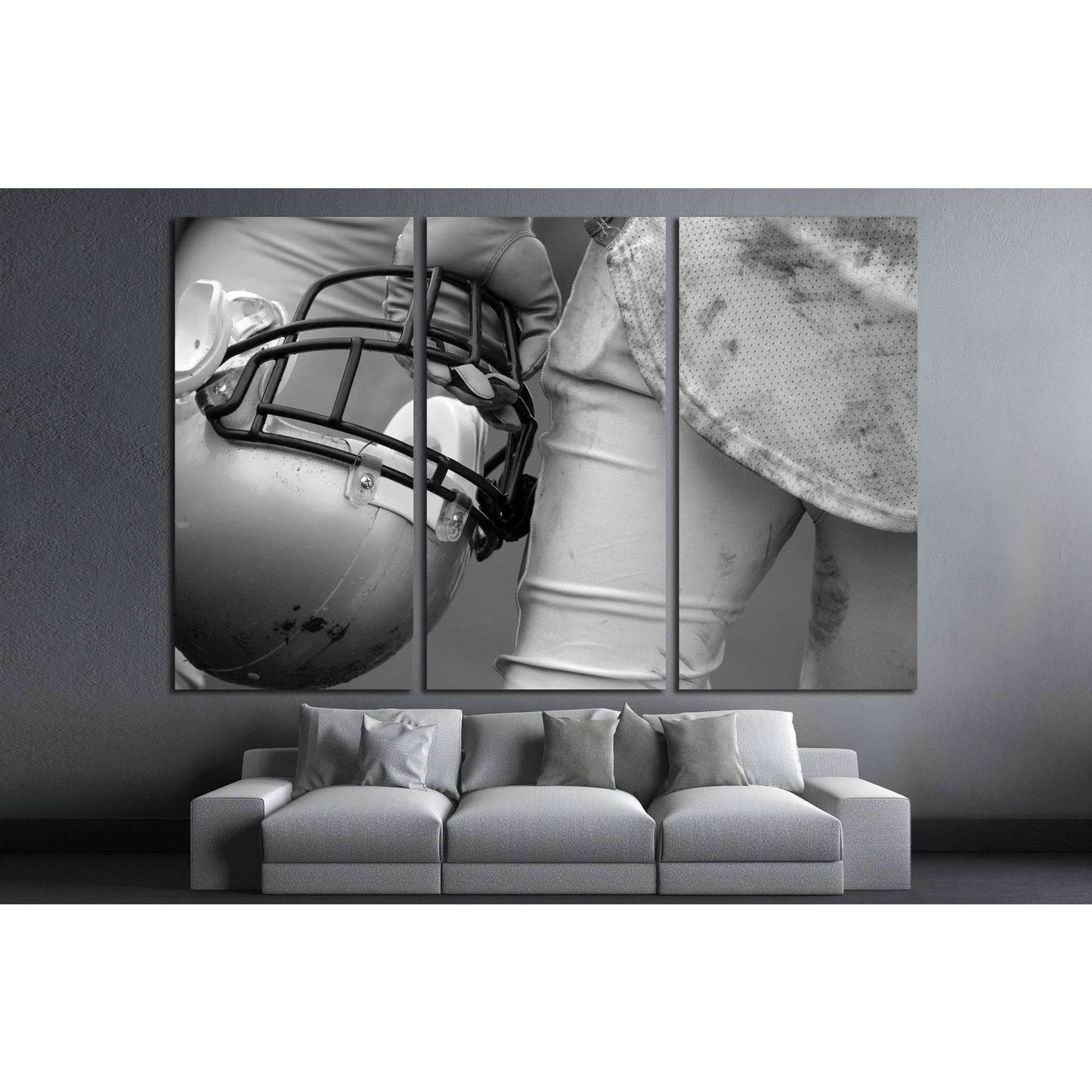 American Football Player №2111 Ready to Hang Canvas PrintCanvas art arrives ready to hang, with hanging accessories included and no additional framing required. Every canvas print is hand-crafted, made on-demand at our workshop and expertly stretched arou