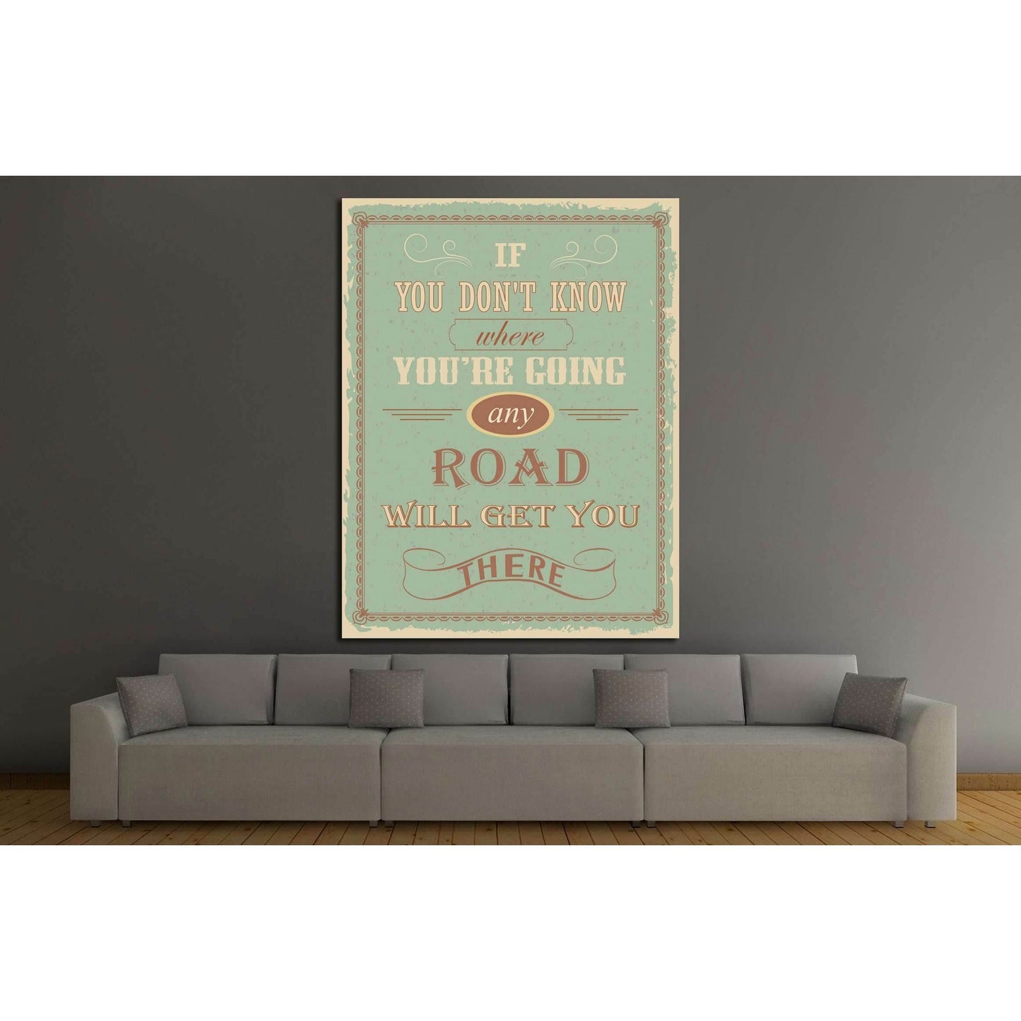 Art canvas in vintage style №4513 Ready to Hang Canvas PrintCanvas art arrives ready to hang, with hanging accessories included and no additional framing required. Every canvas print is hand-crafted, made on-demand at our workshop and expertly stretched a