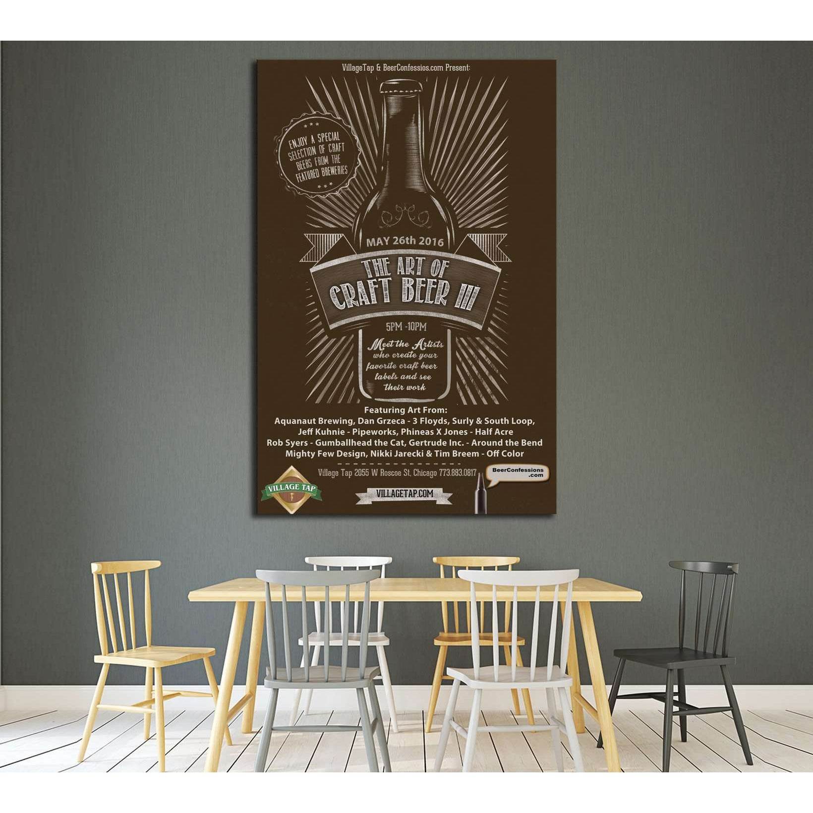 art of craft beer №3444 Ready to Hang Canvas PrintCanvas art arrives ready to hang, with hanging accessories included and no additional framing required. Every canvas print is hand-crafted, made on-demand at our workshop and expertly stretched around 100%