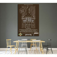 art of craft beer №3444 Ready to Hang Canvas PrintCanvas art arrives ready to hang, with hanging accessories included and no additional framing required. Every canvas print is hand-crafted, made on-demand at our workshop and expertly stretched around 100%