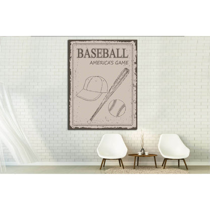 Art poster in vintage style №4500 Ready to Hang Canvas PrintCanvas art arrives ready to hang, with hanging accessories included and no additional framing required. Every canvas print is hand-crafted, made on-demand at our workshop and expertly stretched a