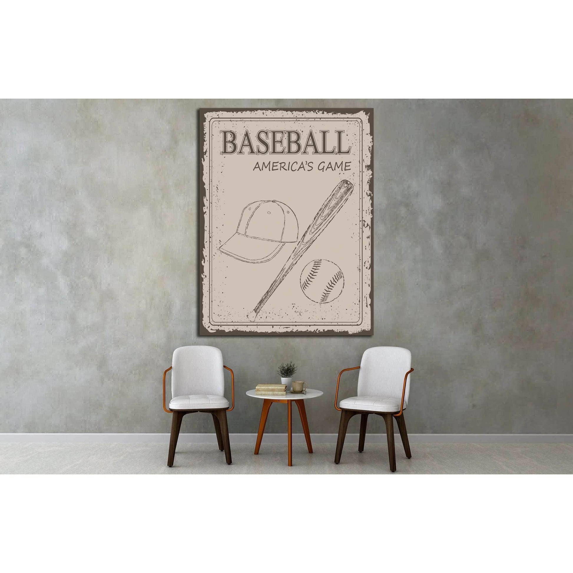 Art poster in vintage style №4500 Ready to Hang Canvas PrintCanvas art arrives ready to hang, with hanging accessories included and no additional framing required. Every canvas print is hand-crafted, made on-demand at our workshop and expertly stretched a