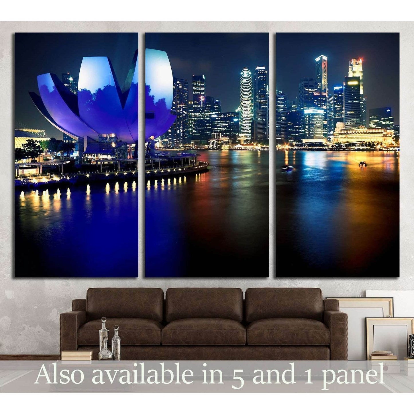 Art Science Museum in Singapore. Attractions at Marina Bay Sands №2272 Ready to Hang Canvas PrintCanvas art arrives ready to hang, with hanging accessories included and no additional framing required. Every canvas print is hand-crafted, made on-demand at