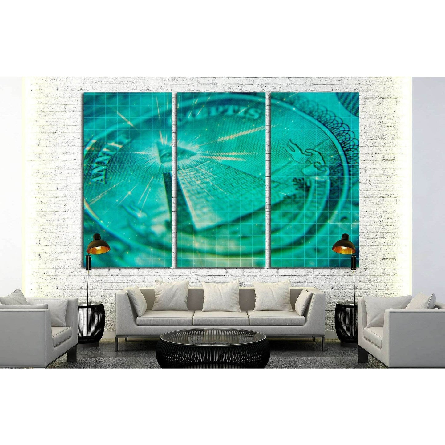 Artistic Grunge Money №1612 Ready to Hang Canvas PrintCanvas art arrives ready to hang, with hanging accessories included and no additional framing required. Every canvas print is hand-crafted, made on-demand at our workshop and expertly stretched around