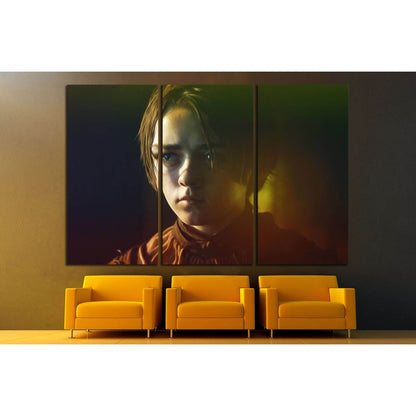 Arya Stark №3354 Ready to Hang Canvas PrintCanvas art arrives ready to hang, with hanging accessories included and no additional framing required. Every canvas print is hand-crafted, made on-demand at our workshop and expertly stretched around 100% North