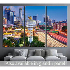 Atlanta, Georgia, USA №1638 Ready to Hang Canvas PrintCanvas art arrives ready to hang, with hanging accessories included and no additional framing required. Every canvas print is hand-crafted, made on-demand at our workshop and expertly stretched around